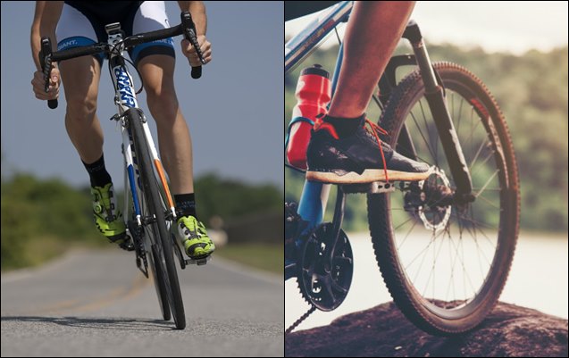 bicicleta de ruta vs bicicleta de montana cual es la mejor opcion
