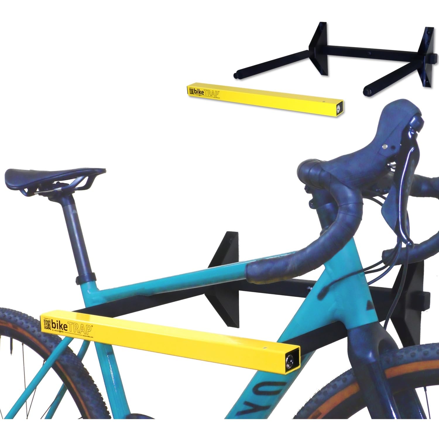 Bloquea tu bicicleta al portabicicletas para mayor seguridad