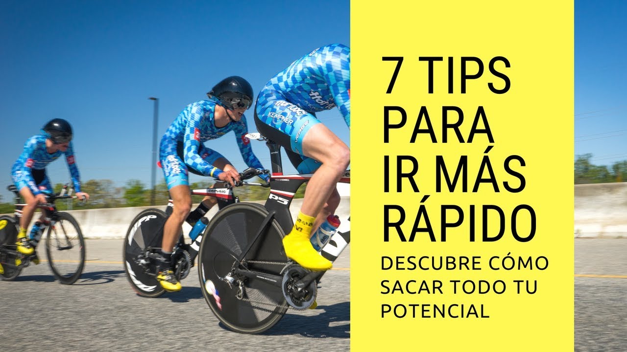 Cómo aumentar la velocidad de tu bicicleta: consejos y trucos