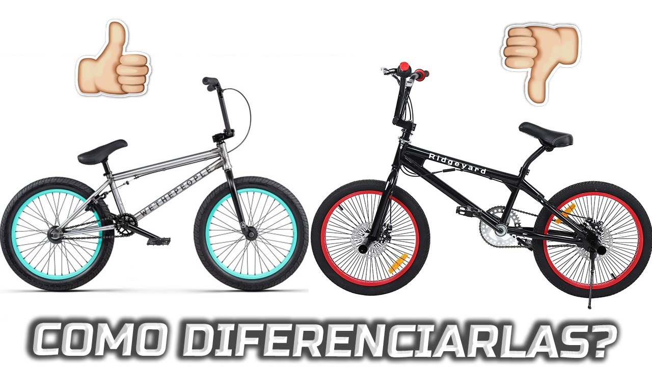 Cómo identificar una bicicleta BMX y diferenciarla de otros modelos