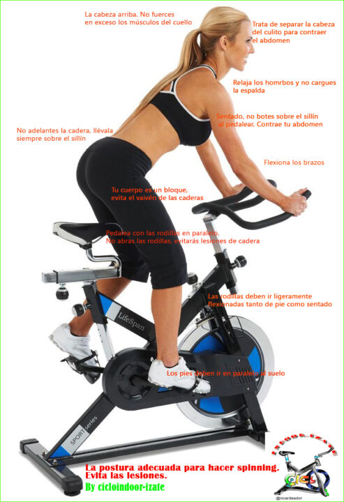 cual es la mejor posicion en la bicicleta parada o sentada