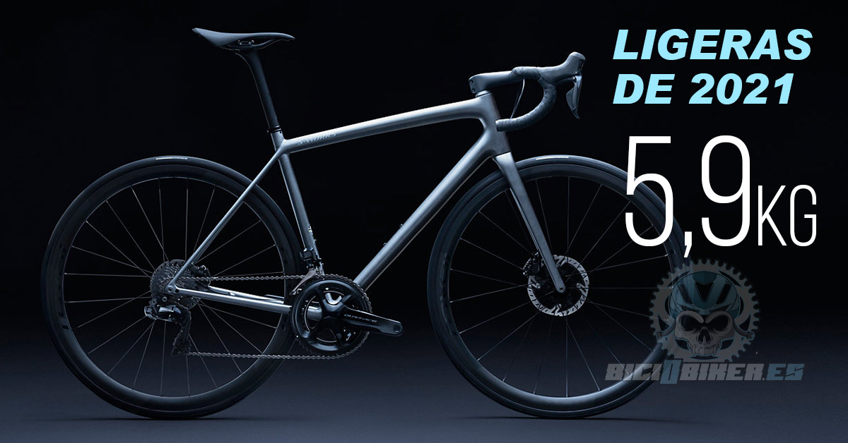 ¿Cuánto pesa una bicicleta ligera?