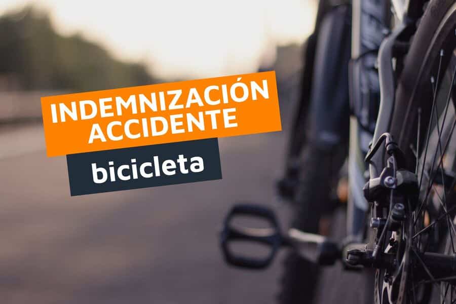 ¿Cuál es la compensación por un accidente en bicicleta?
