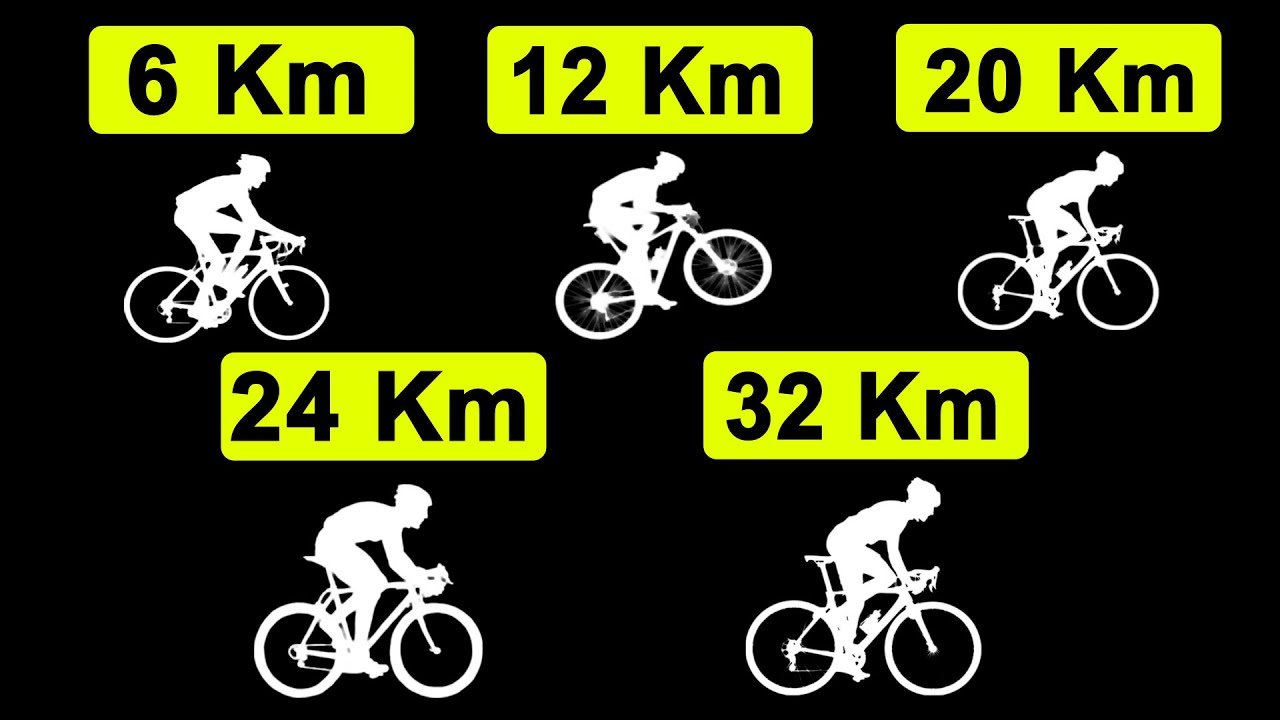 ¿Cuántos kilómetros es recomendable recorrer en bicicleta?