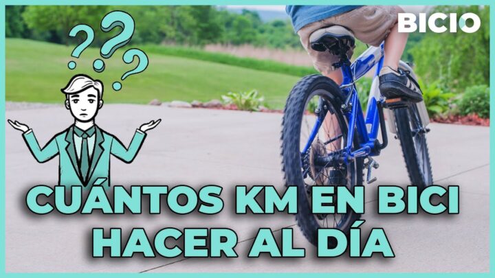 cuantos kilometros se deben hacer en bicicleta al dia