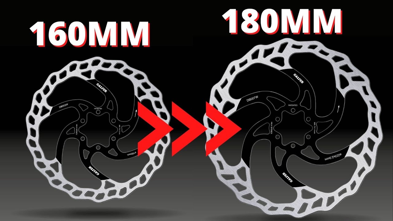 Descubre qué ocurre al instalar un disco de freno más grande en tu bicicleta
