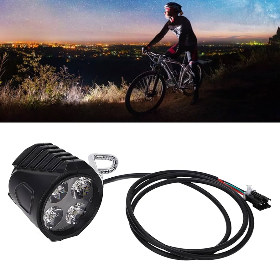 Luz delantera de bicicleta con bocina: ¡Mayor seguridad y diversión en tus paseos!