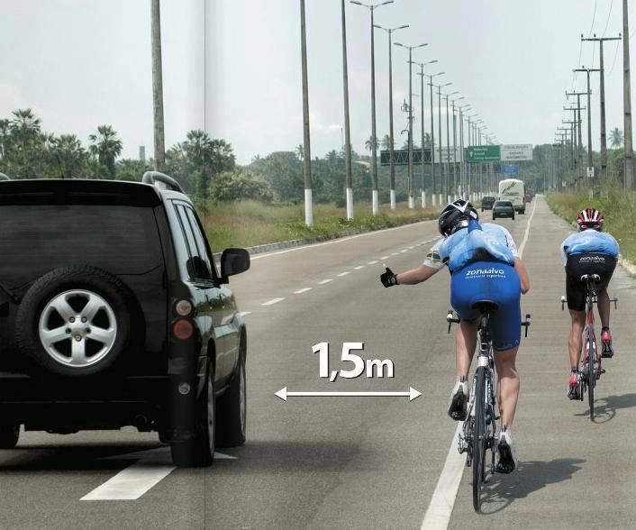 que distancia hay que dejar a un ciclista mejora tu seguridad en la carretera