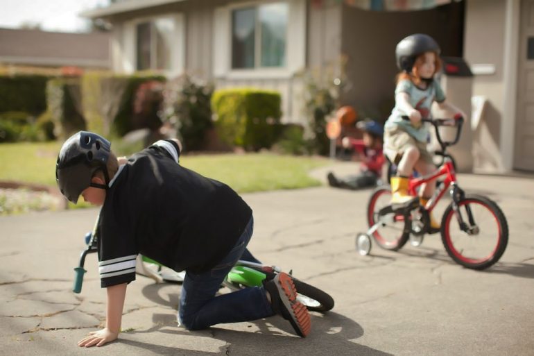 Qué hacer después de una caída en bicicleta
