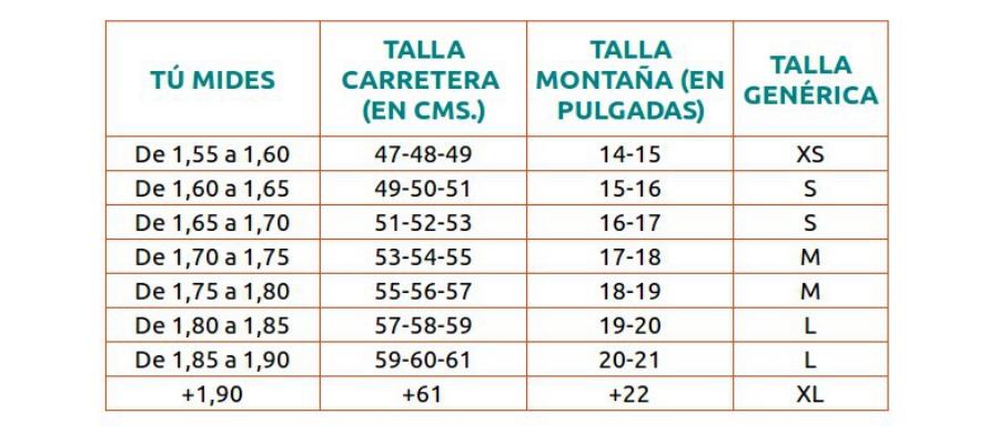 Tamaño de bicicletas: ¿Cuántas pulgadas son ideales para ti?